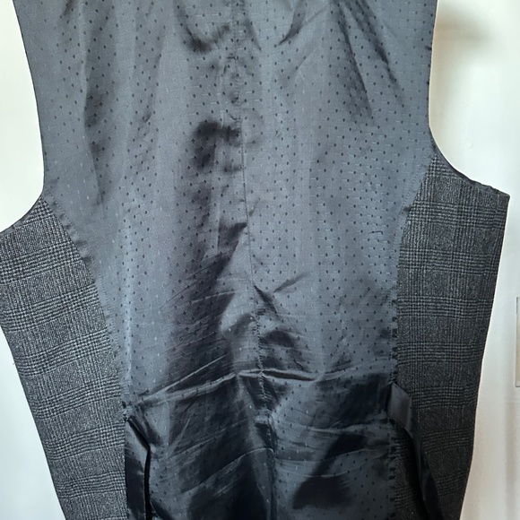 Express Men - Tweed Style Grey Vest Small - Picture 4 of 5